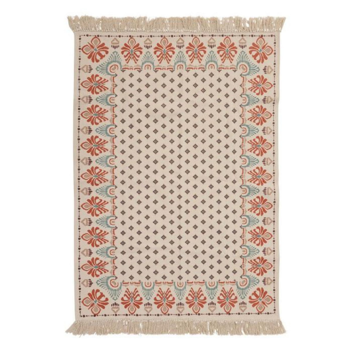 ATMOSPHERA Tapis Déco Imprimé  Ikat  120x170cm Multicolore