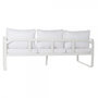 Voir la diapositive 3 : MARKET24 Canapé de jardin DKD Home Decor Blanc Polyester Aluminium (184 x 72 x 78 cm)
