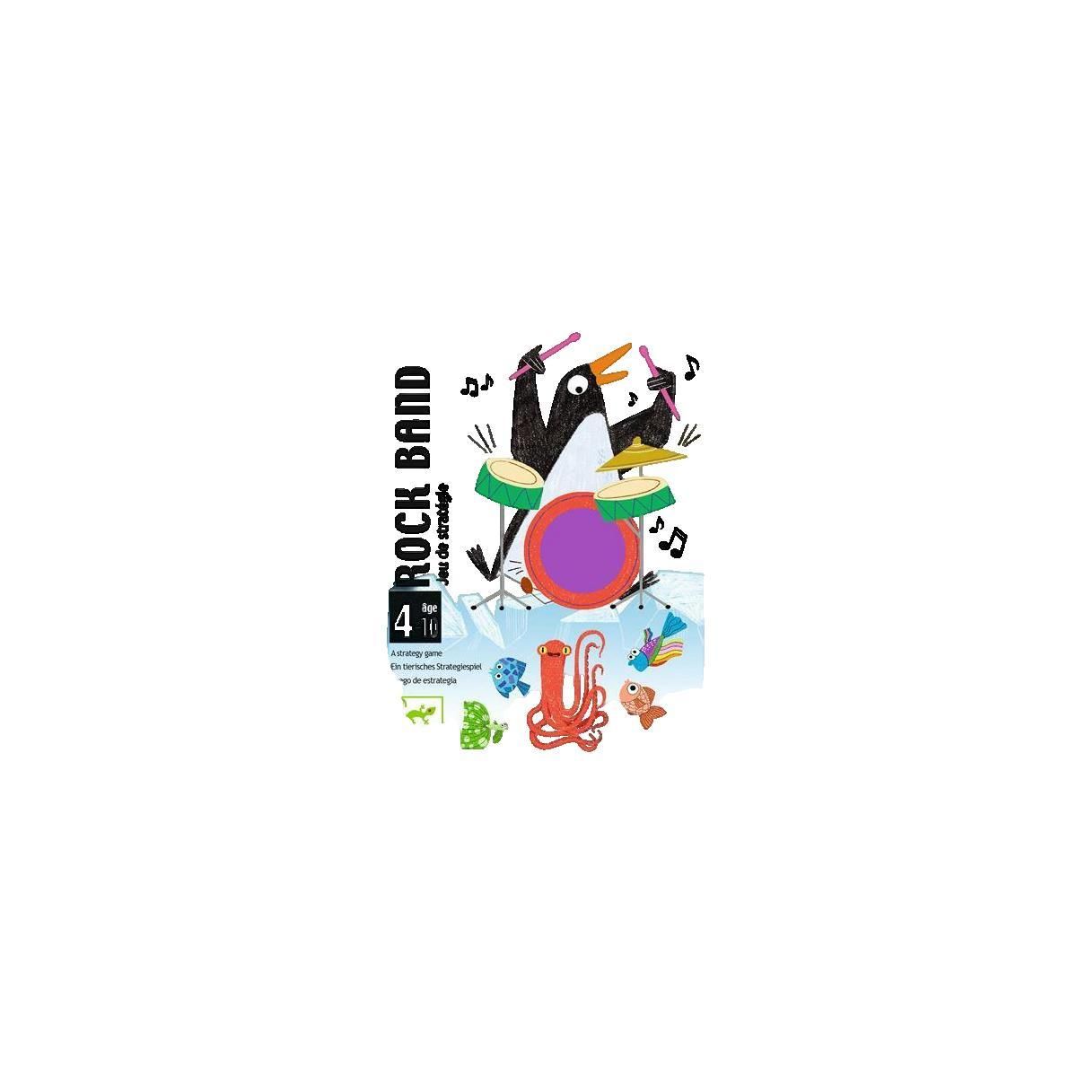 Djeco Jeu de stratégie Djeco Rock Band violet