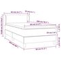 Voir la diapositive 6 : VIDAXL Sommier a lattes de lit avec matelas Blanc 80x200 cm Similicuir