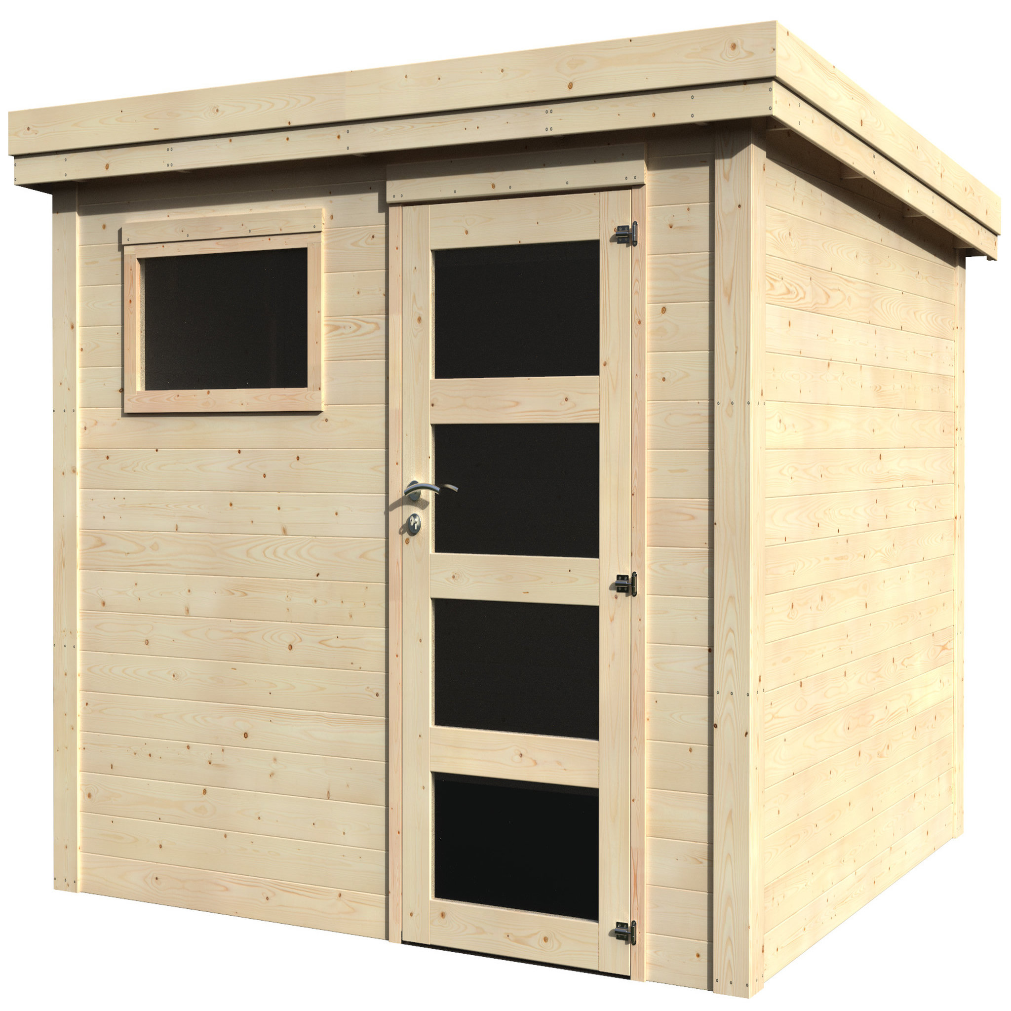 Voir la diapositive 2 : DECOR ET JARDIN Abri de jardin bois - 7,2m² - PAOLO