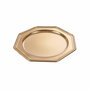 Voir la diapositive 2 : Paris Prix Lot de 2 Plateaux Déco  Octogonaux  30cm Or