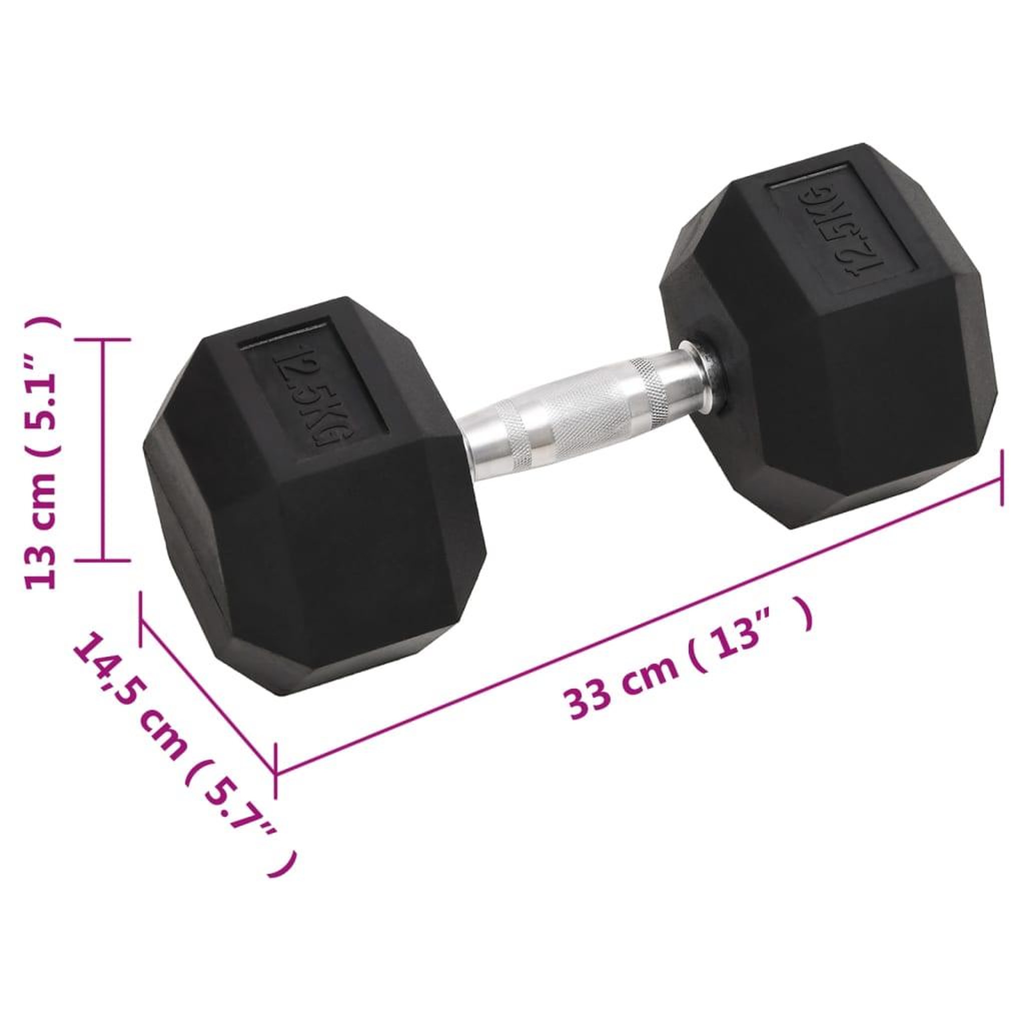Voir la diapositive 6 : VIDAXL Halteres 2 pcs 25 kg Fonte