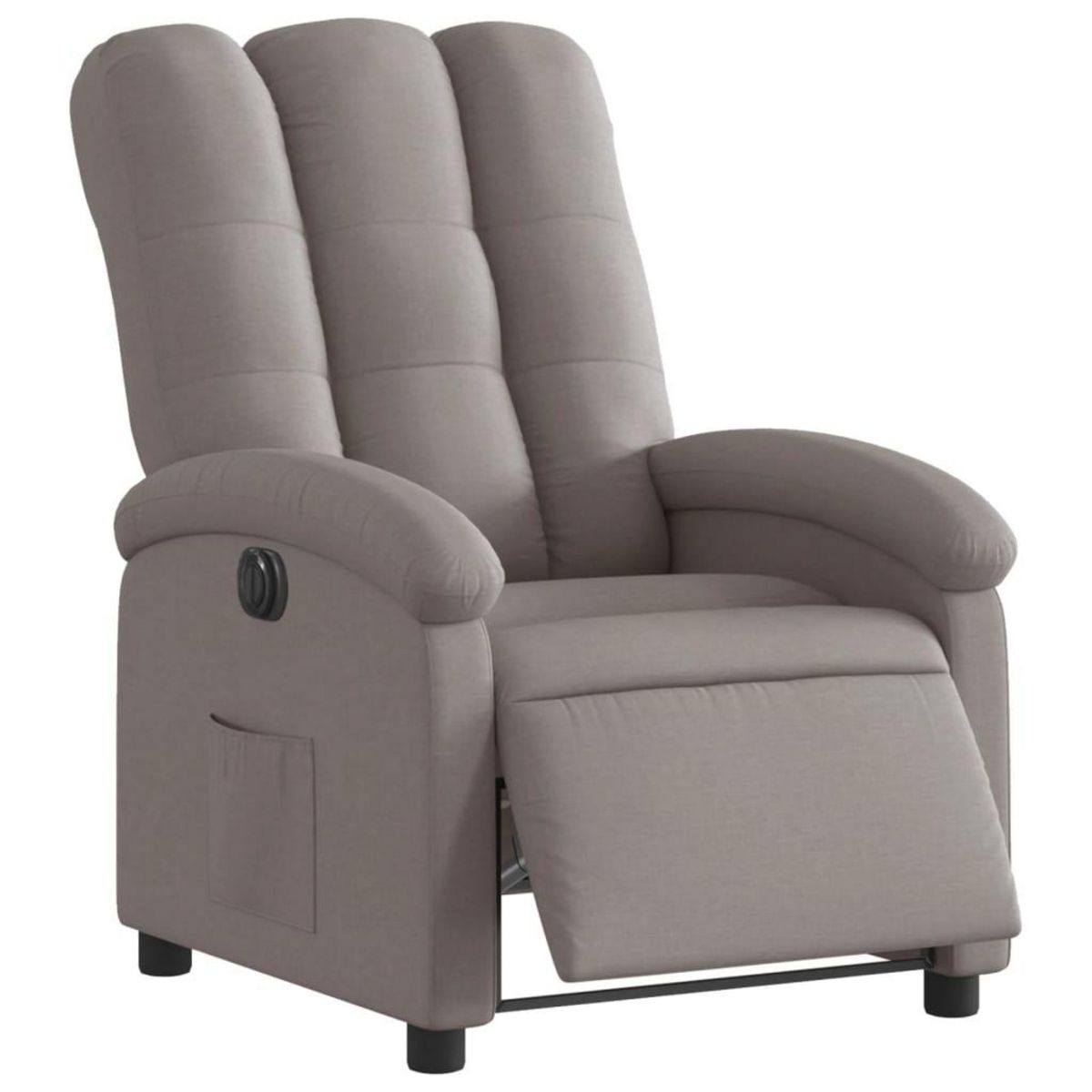 VIDAXL Fauteuil inclinable electrique Taupe Tissu