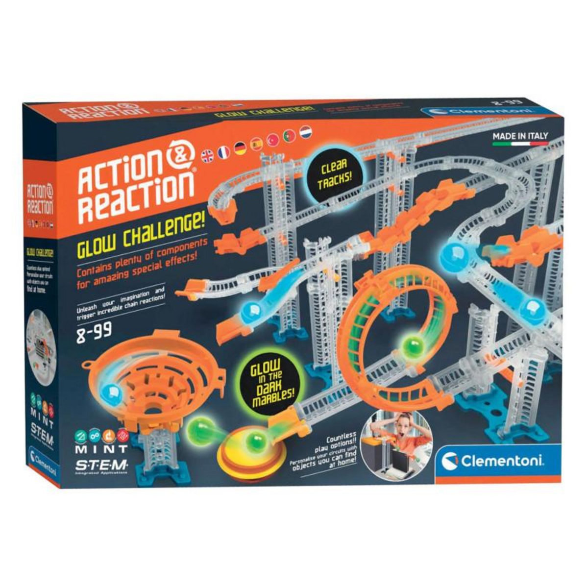 CLEMENTONI Clementoni Action & Reaction - Circuit de billes 59304