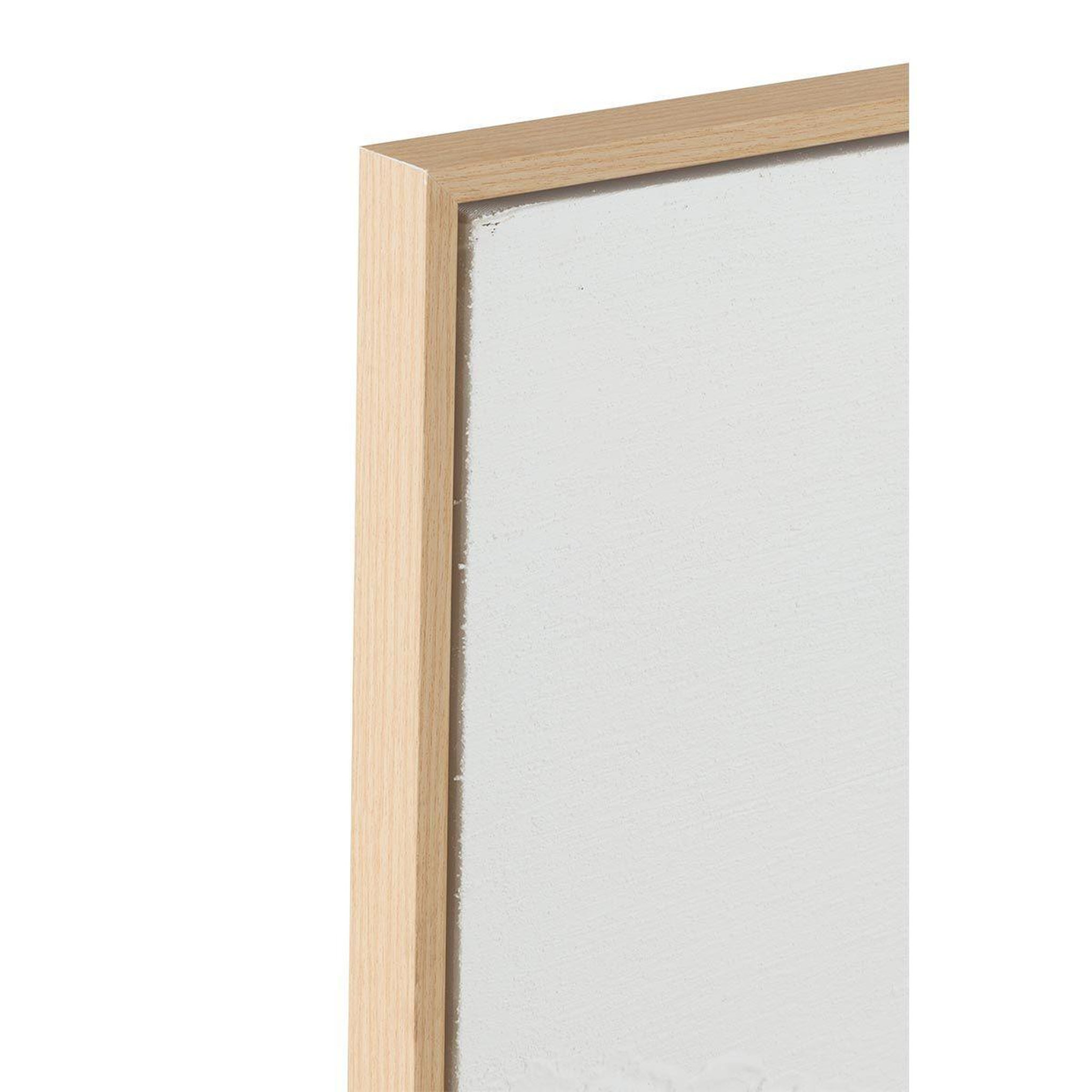 Voir la diapositive 2 : J-LINE Tableau déco  lauwra  80x120cm blanc