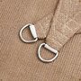 Voir la diapositive 5 : VIDAXL Voile d'ombrage 160 g/m^2 Taupe 3,6x3,6x3,6 m PEHD
