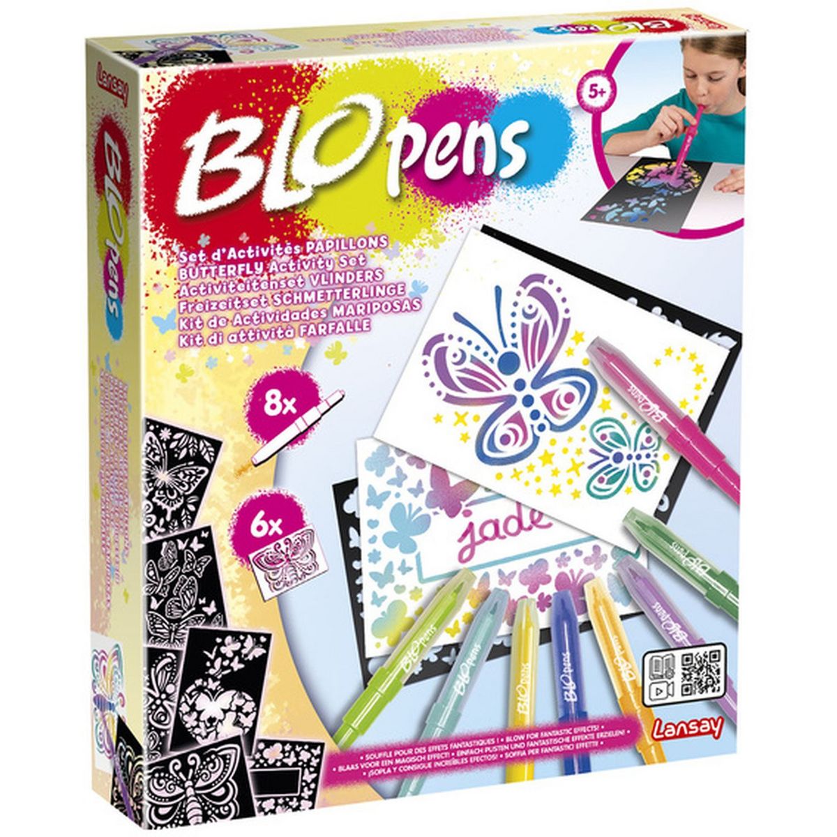 LANSAY Blopens Set d'Activités - papillons