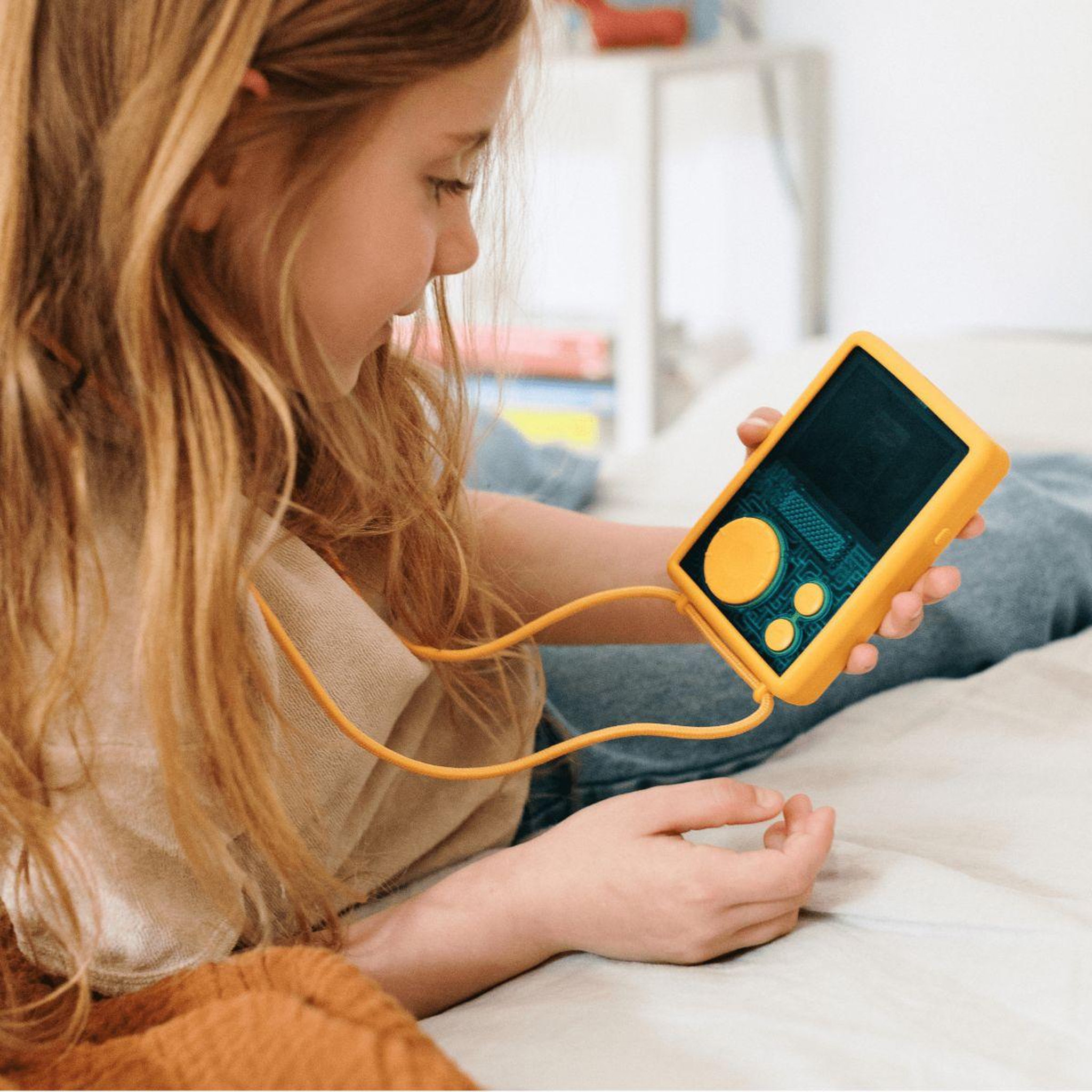 Voir la diapositive 3 : Lunii Coque de protection jaune pour FLAM