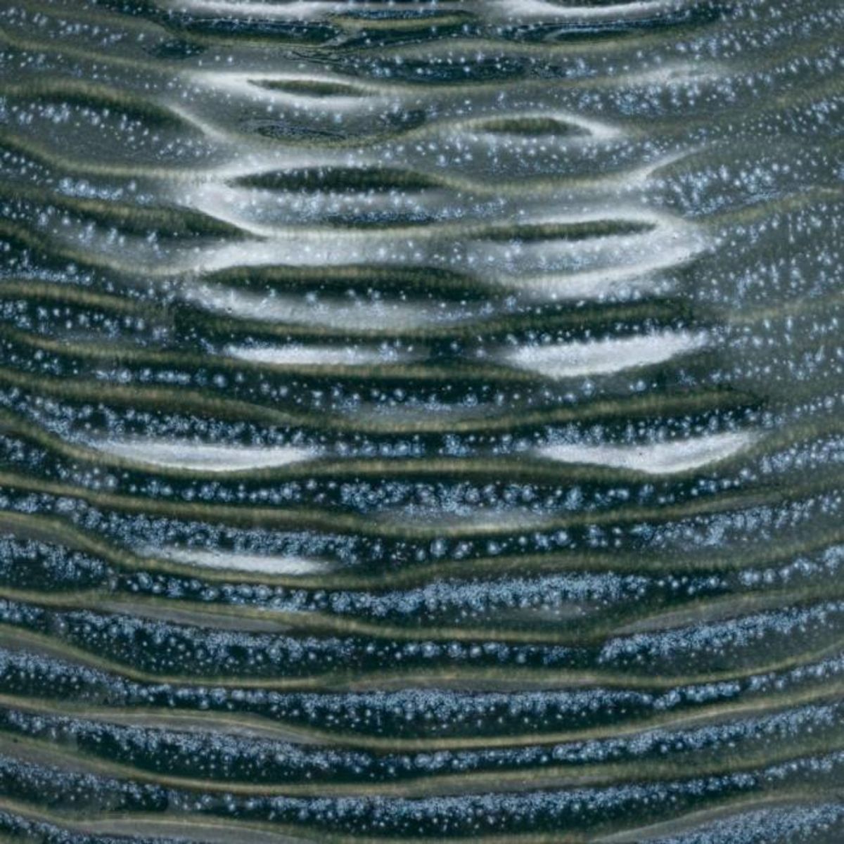 ATMOSPHERA Cache-Pot Sablier  Be Vintage  19cm Bleu Canard