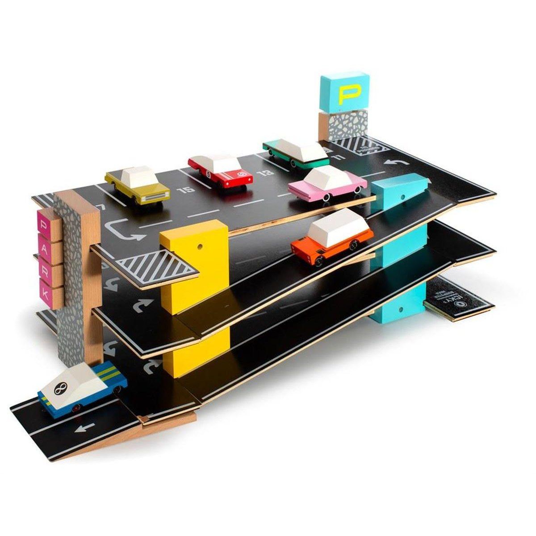 Voir la diapositive 4 : CANDYLAB Candycar World - garage magnétique