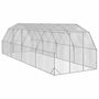 Voir la diapositive 5 : VIDAXL Poulailler 2,5x8x2,25 m acier galvanise