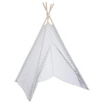 Atmosphera Kids Tipi Déco Enfant  Motifs  160cm Gris
