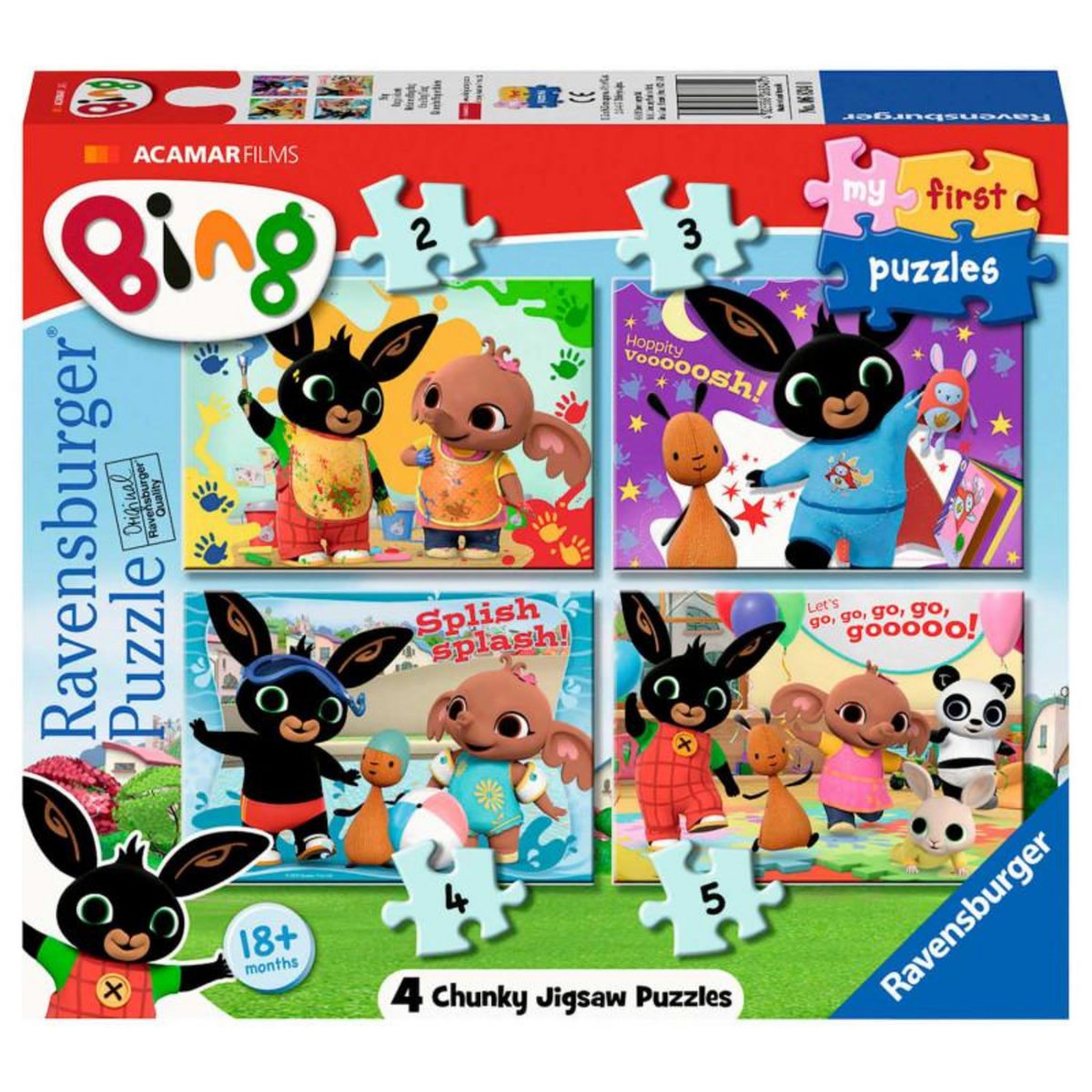 RAVENSBURGER Ravensburger - My First Puzzles - Bing, 4in1 68340