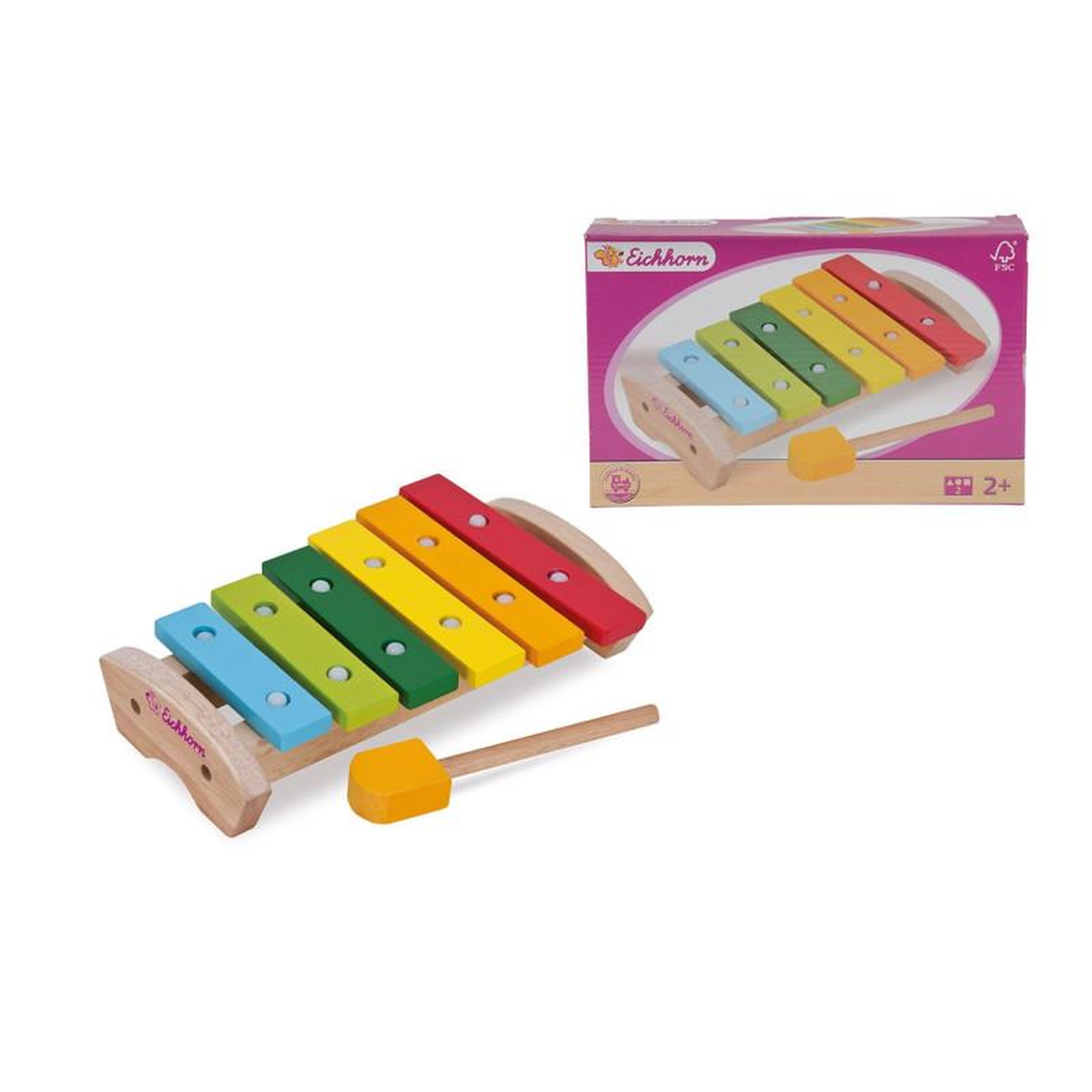 Voir la diapositive 3 : Eichhorn Eichhorn Wooden Xylophone