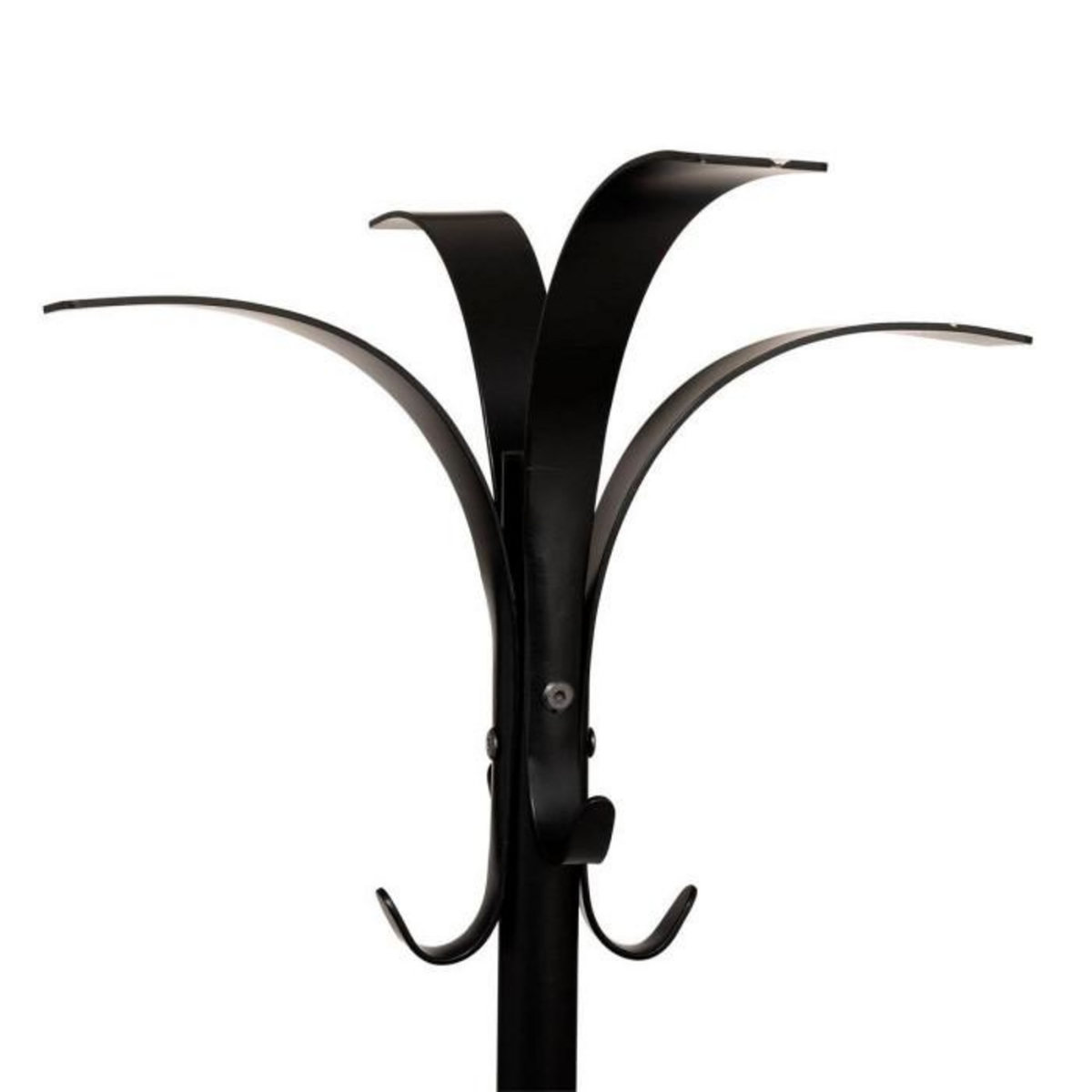 FIVE Porte-Manteaux 8 Tiges en Métal  Hélix  175cm Noir