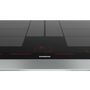 Voir la diapositive 2 : Siemens Table de cuisson à induction 80cm 4 feux 7400w flexinduction noir - ex875lyv1e
