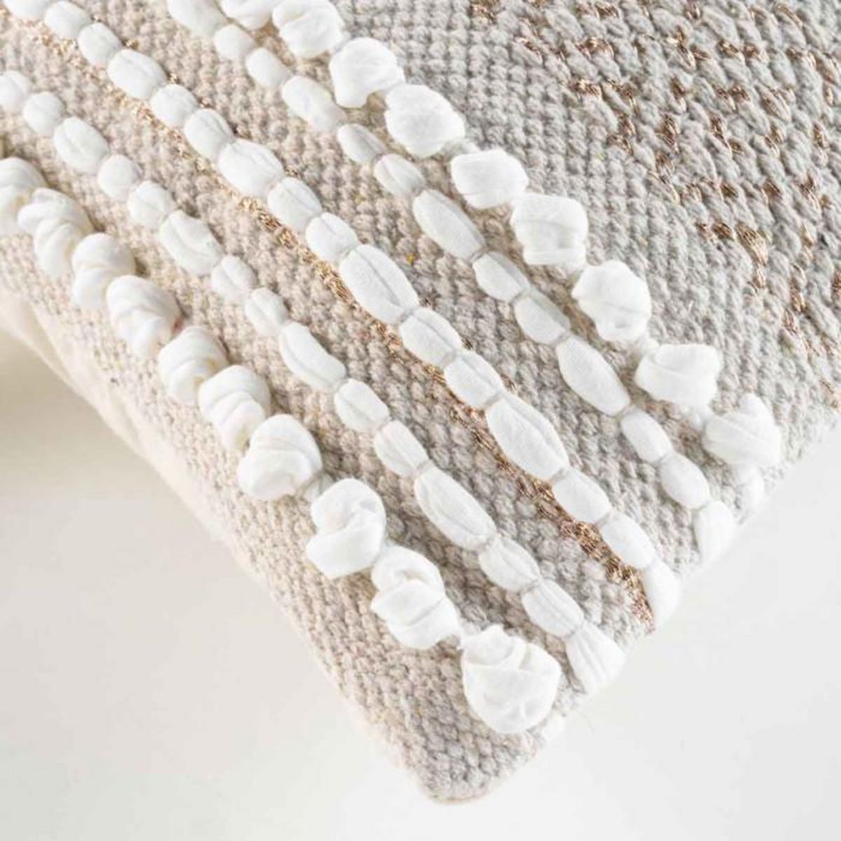 Paris Prix Coussin Déco  Blanca  30x50cm Naturel & Blanc