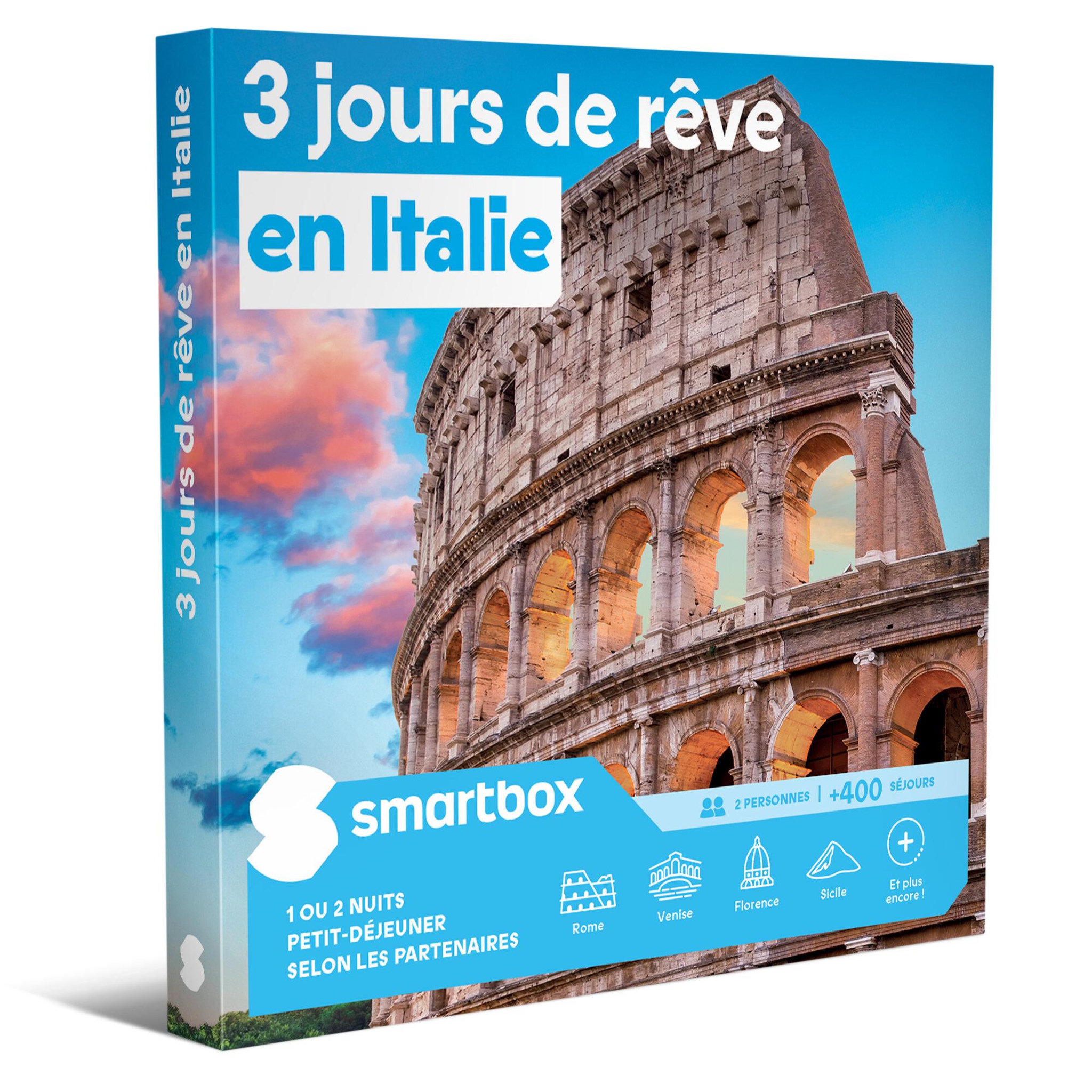 Smartbox 3 jours de rêve en italie - coffret cadeau séjour