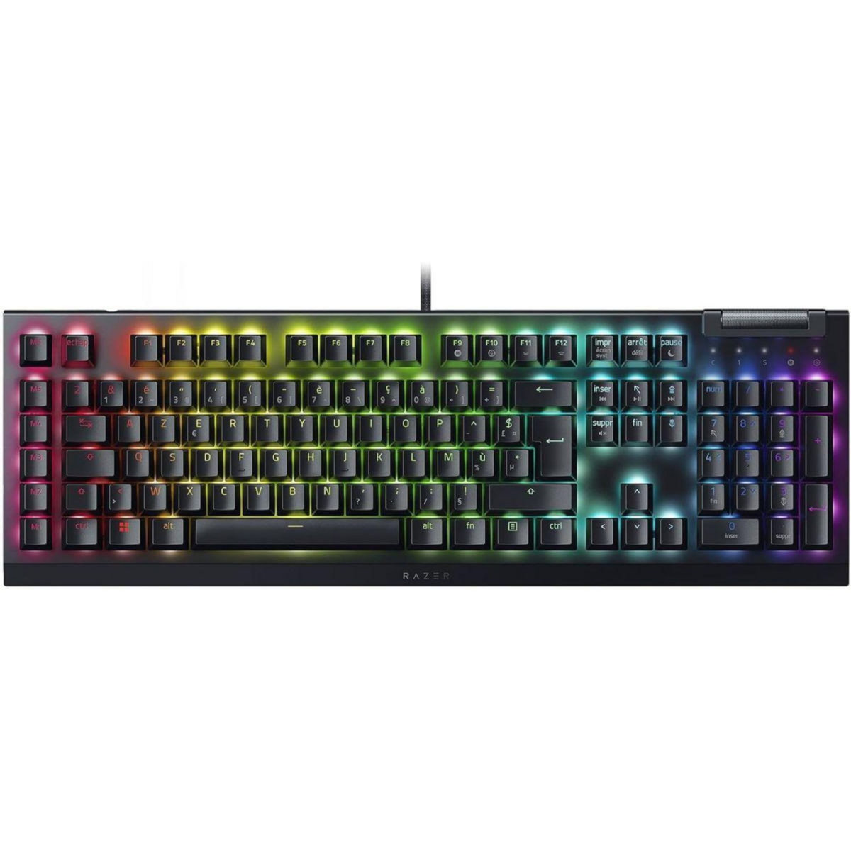 Razer Clavier gamer BlackWidow V4 X Green Switch