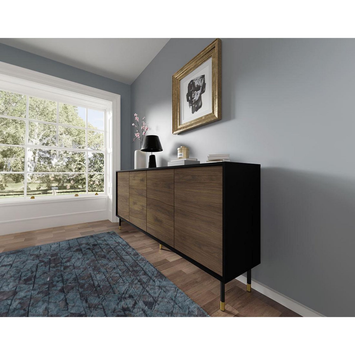 BEST MOBILIER Novara - buffet bas - 180 cm