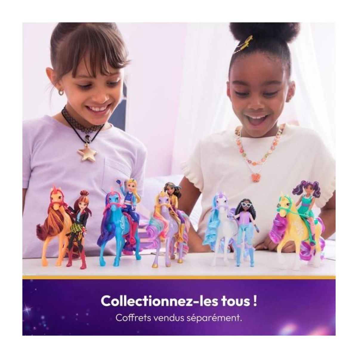 Spin Master SPIN MASTER COFFRET LICORNE ET POUPEE CINDER ET VALENTINA Unicorn Academy