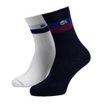 Lacoste x2 Paires de Chaussettes  /es Homme Lacoste RA4241. Coloris disponibles : Noir