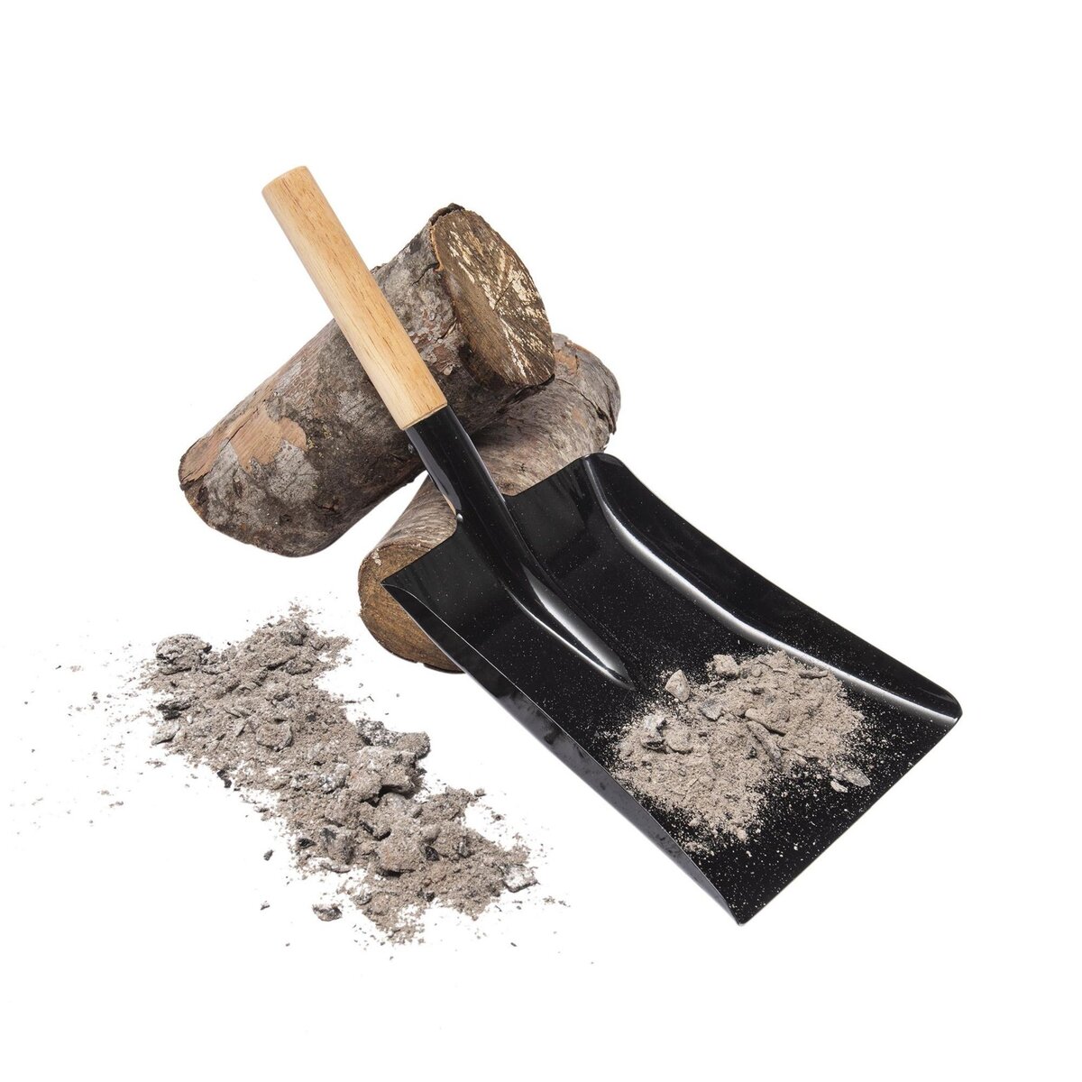 WERKAPRO Pelle à cendre en métal et manche bois WERKA PRO