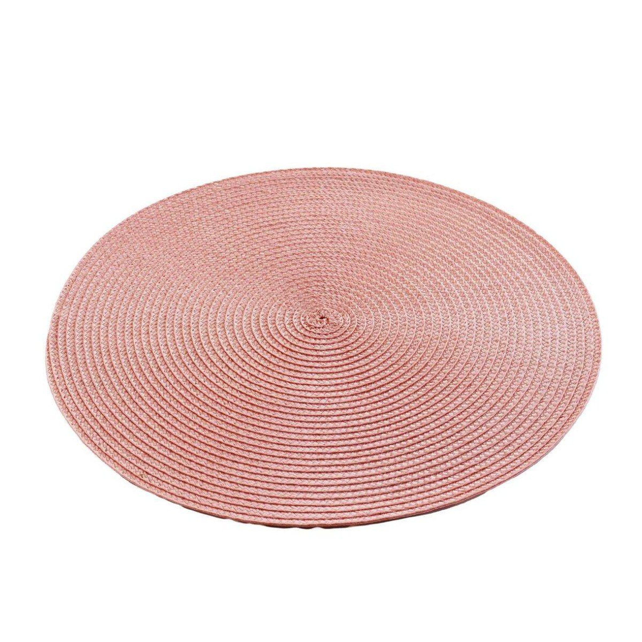 Douceur d'Intérieur Set de table uni  zebulon  35cm pêche