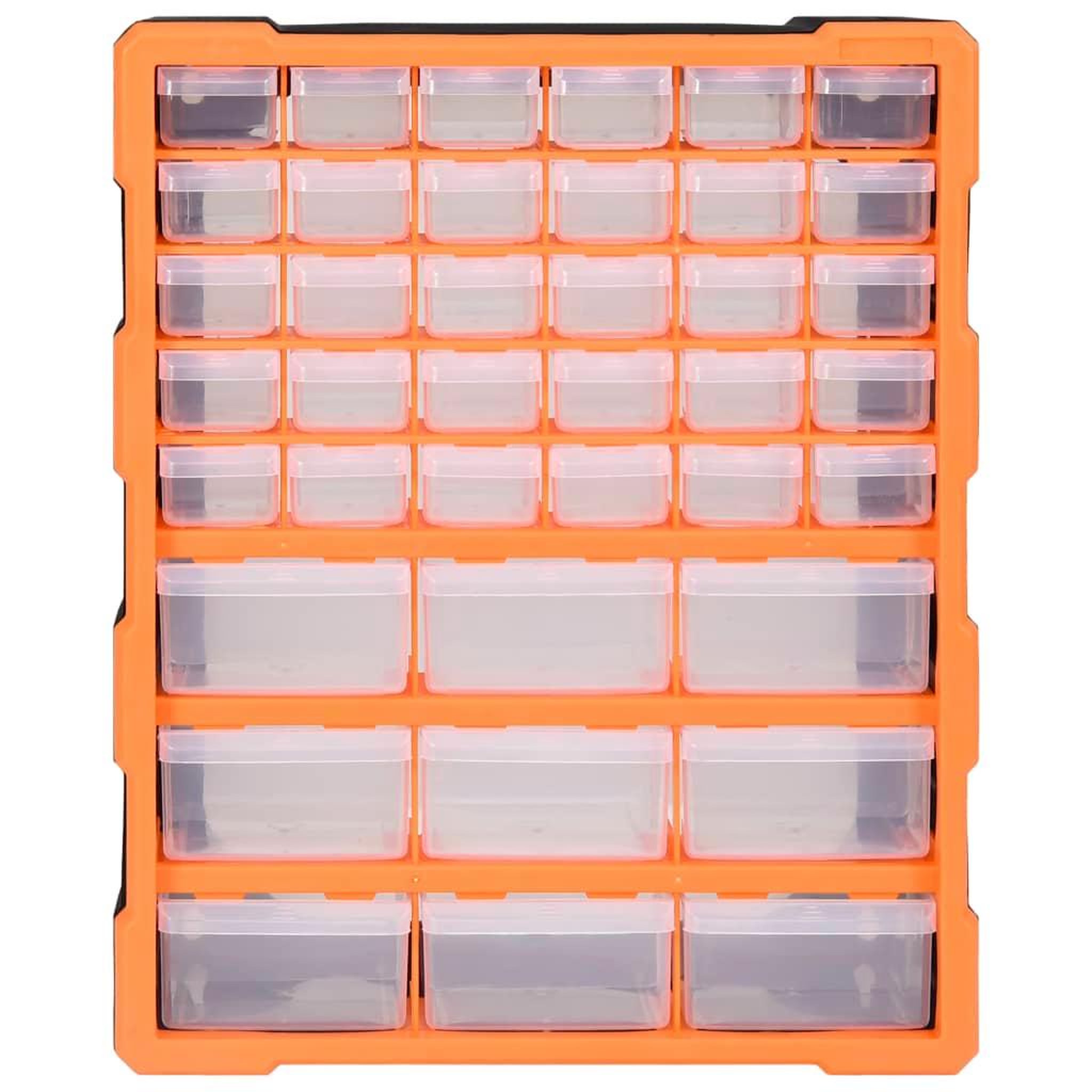 Voir la diapositive 2 : VIDAXL Organisateur multi-tiroirs avec 39 tiroirs 38x16x47 cm