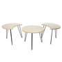 Voir la diapositive 6 : The Home Deco Factory 3 Tables Scandinaves - Diam. 45 cm