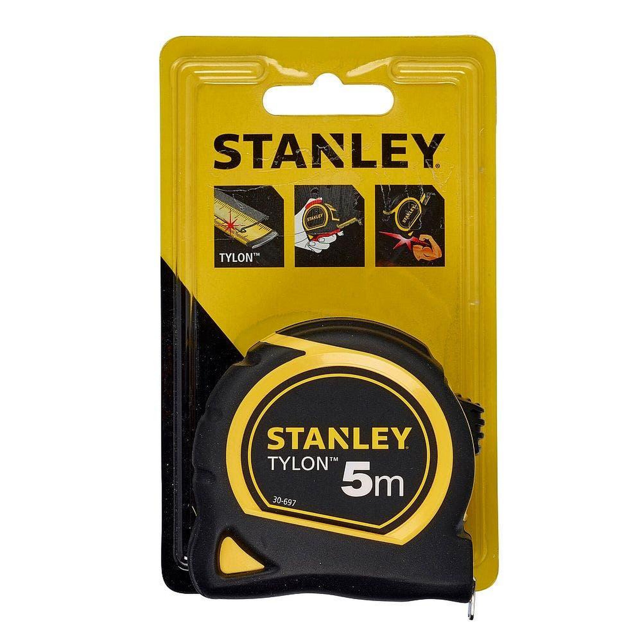 Stanley Mètre ruban 5m x 19mm bimatière tylon (sur cavalier)