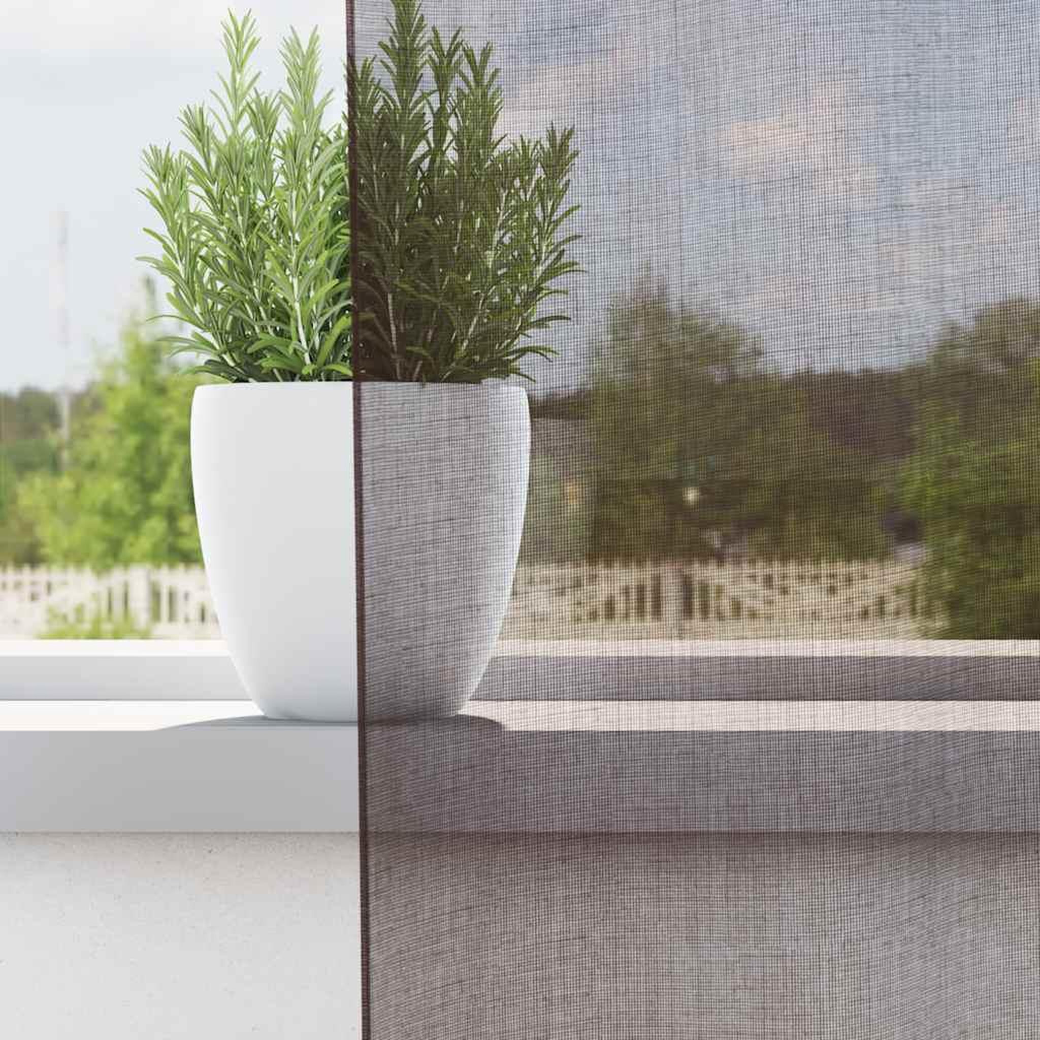 Voir la diapositive 3 : VIDAXL Rideaux en voile avec œillets 2 pcs marron 140x140 cm