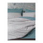 Voir la diapositive 4 : GENERIQUE Parure de lit - 129CTN94493 - 1 housse de couette 220 x 240 cm + 2 taies d'oreiller 60 x 60 cm - 100% coton ranforcé - Menthe