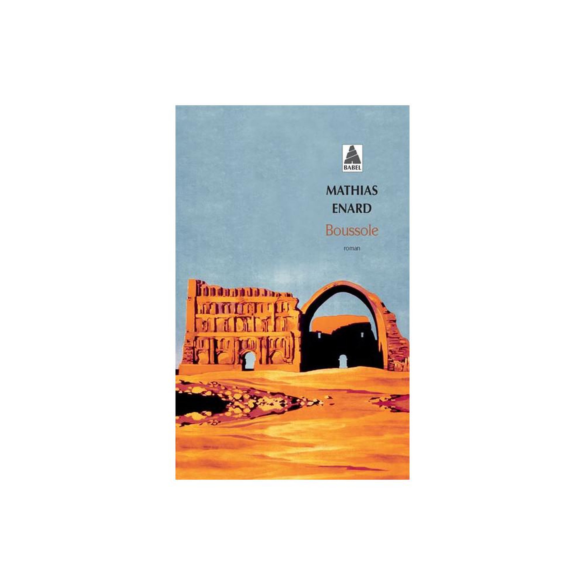 Livre poche boussole mathias enard babel roman français édition broché