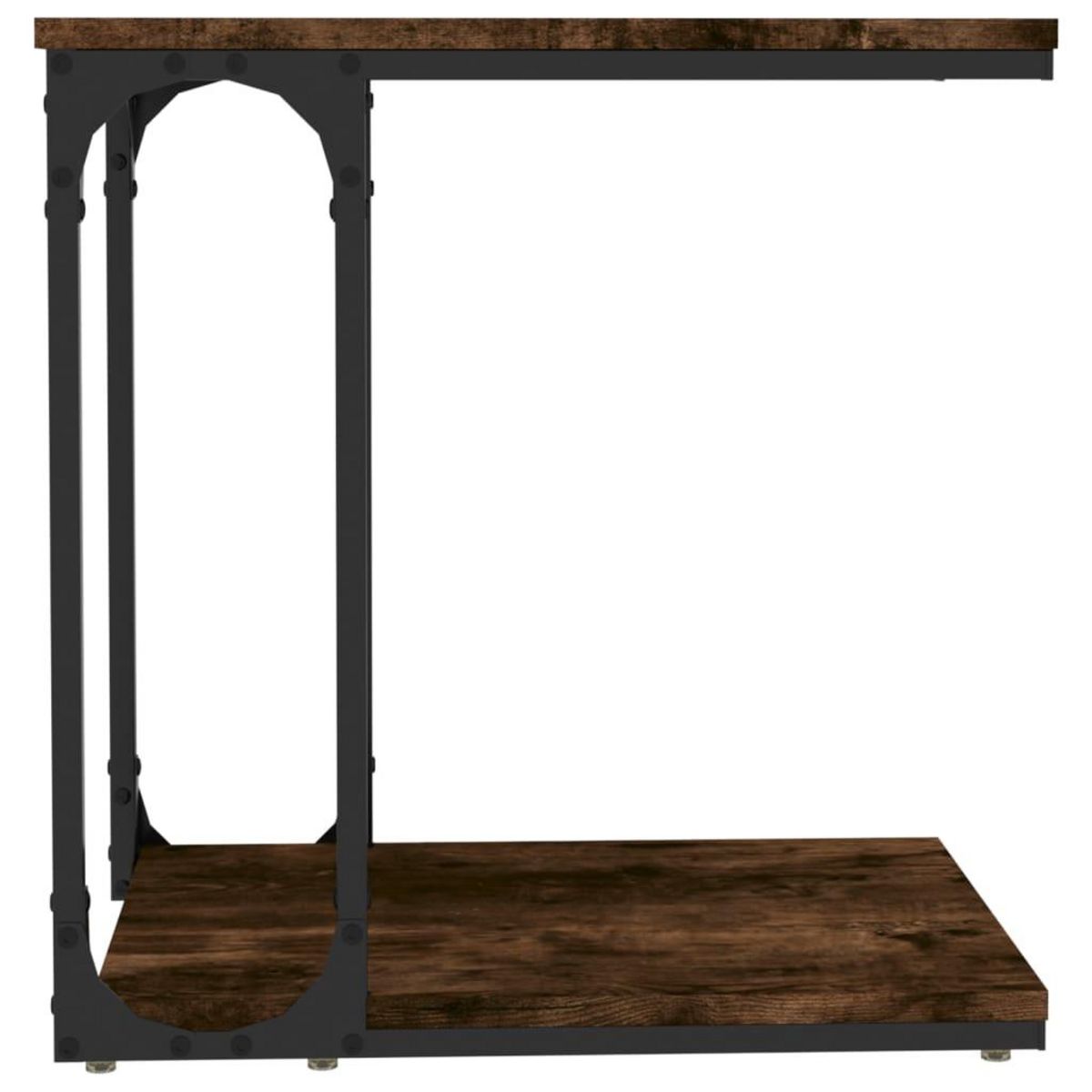 VIDAXL Table d'appoint Chene fume 50x35x52 cm Bois d'ingenierie