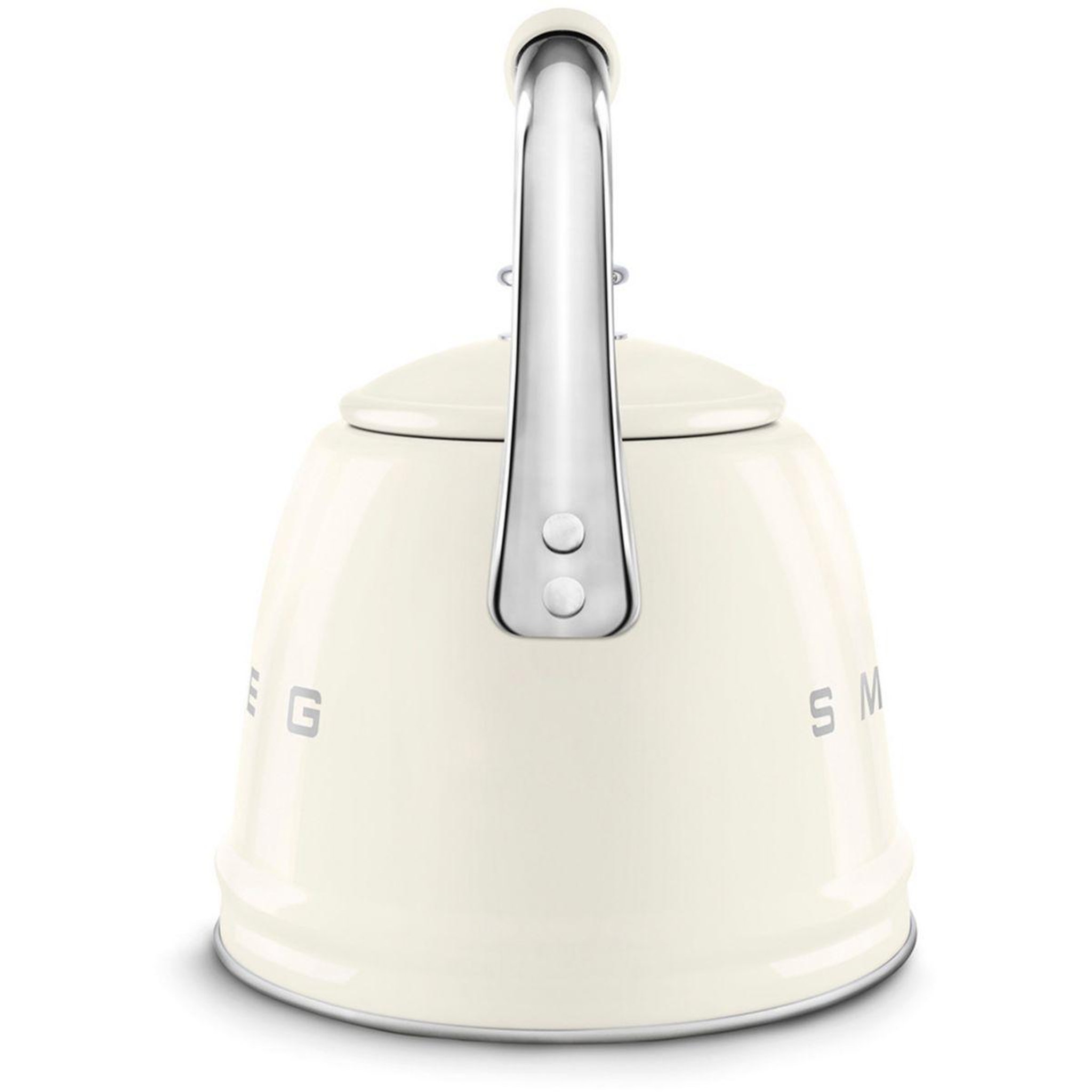 Voir la diapositive 4 : SMEG Bouilloire sifflante 2.3l crème