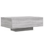 Voir la diapositive 3 : VIDAXL Table basse avec lumieres LED sonoma gris 85x55x31 cm