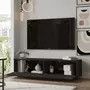 CONCEPT USINE Meuble TV design noir 140cm MELI