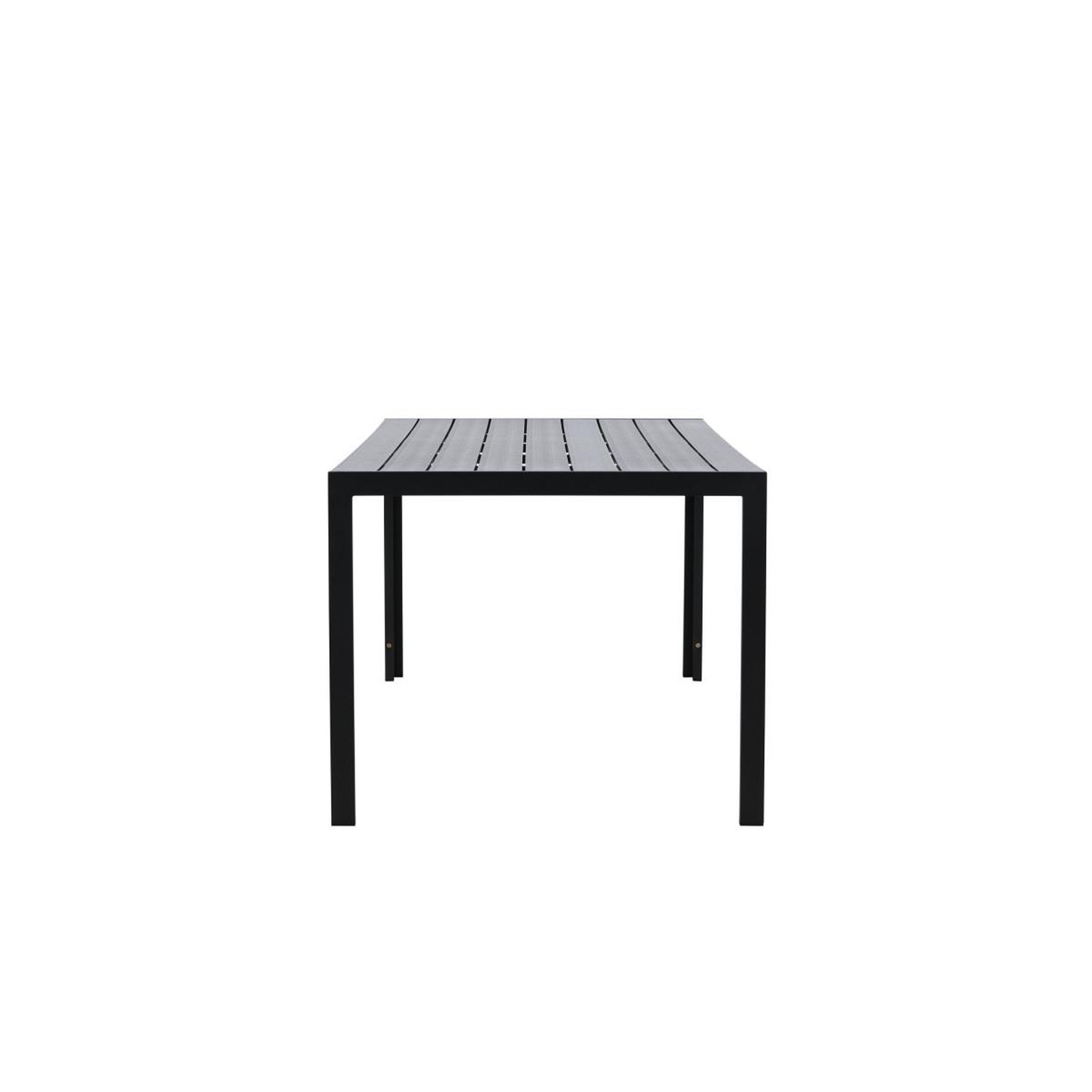 Voir la diapositive 2 : Paris Prix Table de jardin  mirko  205cm noir