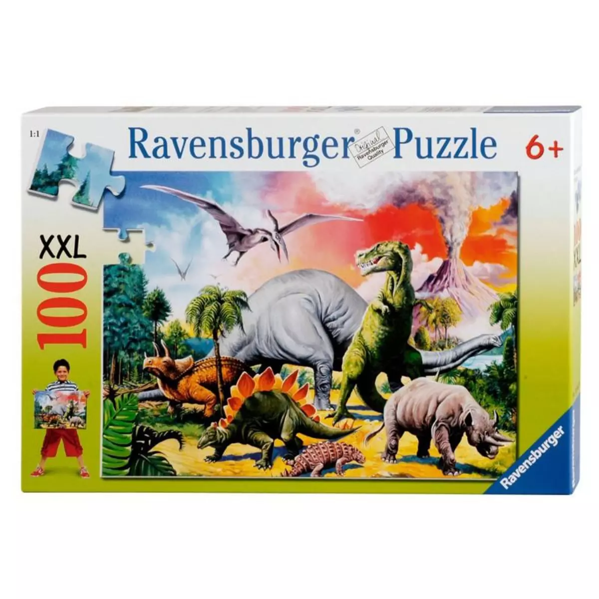 RAVENSBURGER RAVENSBURGER Dinosaur Puzzle XXL, 100pcs
