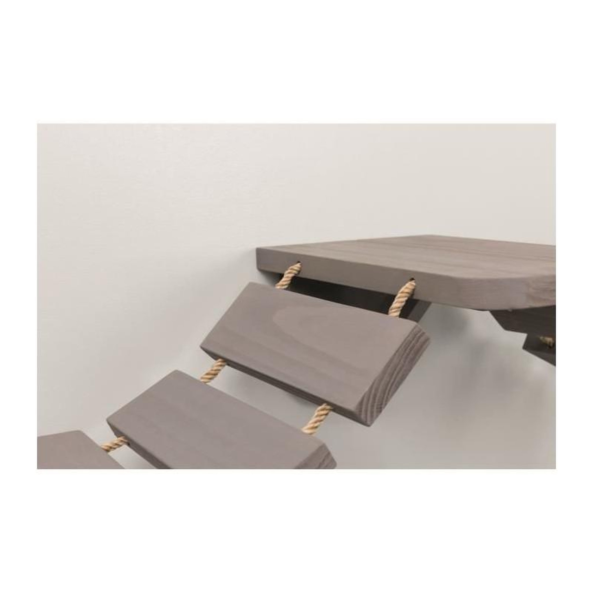 Voir la diapositive 3 : Trixie TRIXIE Échelle d'escalade murale pour chats 150x30 cm Taupe