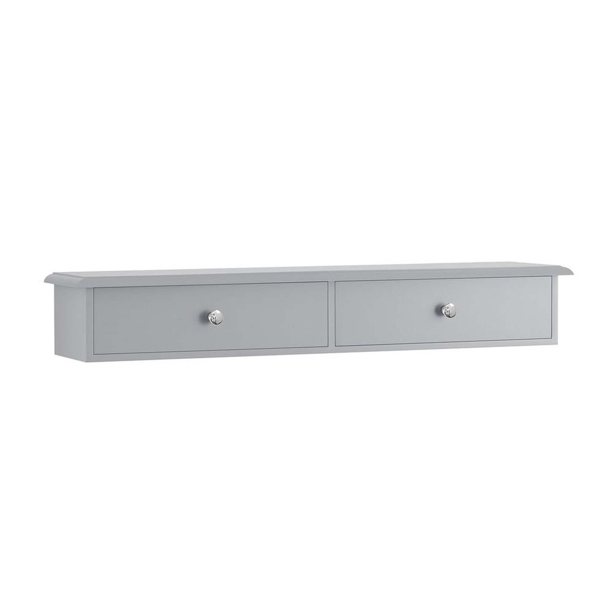 SOBUY SoBuy - Étagère murale avec deux tiroirs - Moderne - FRG43. Coloris disponibles : Noir, Blanc