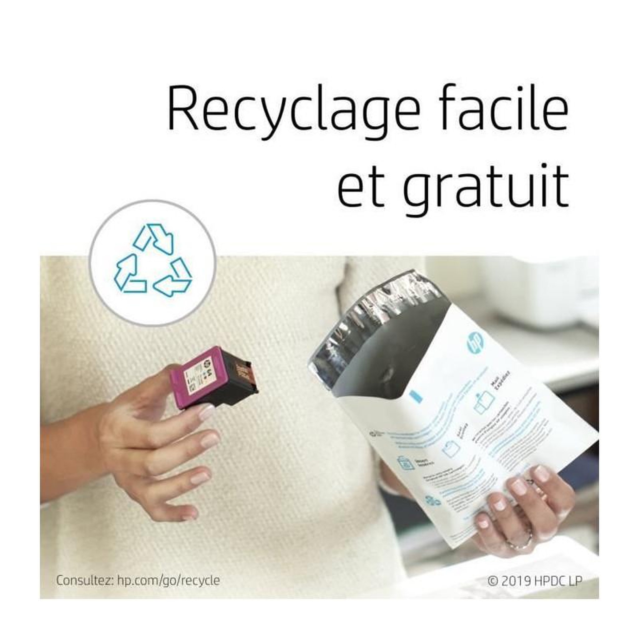 Voir la diapositive 2 : HP HP 912XL 3YL84AE Cart. dencre Noir authentique, grande capacite - HP OfficeJet Pro 8022/ 8023/ 8024/ 8025