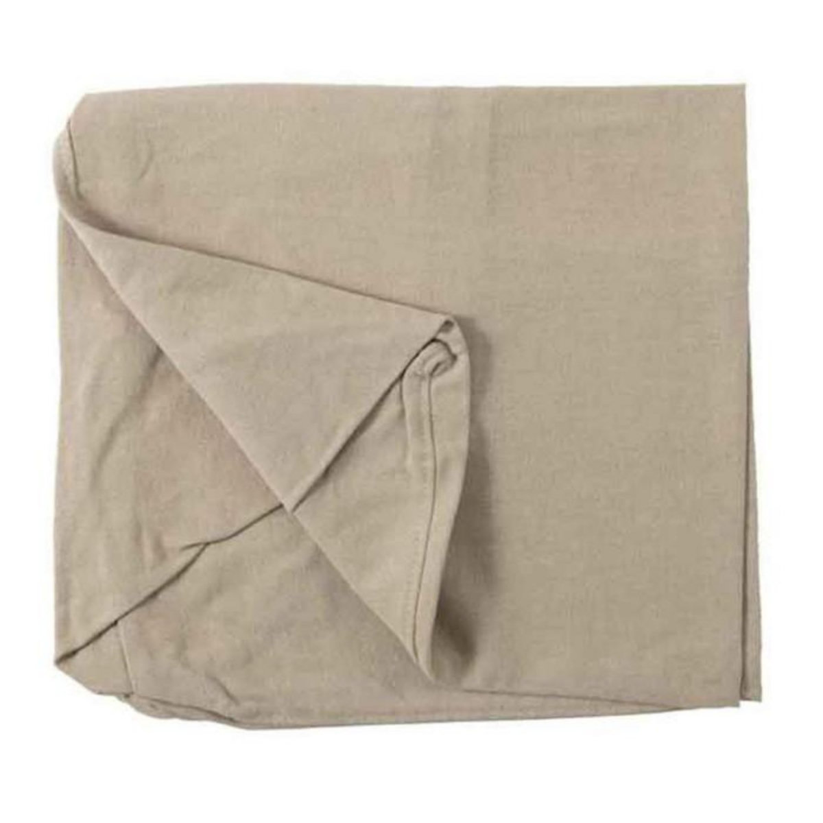 Paris Prix Housse pour Pouf  Monaco  105x105cm Naturel