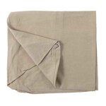 Paris Prix Housse pour Pouf  Monaco  105x105cm Naturel