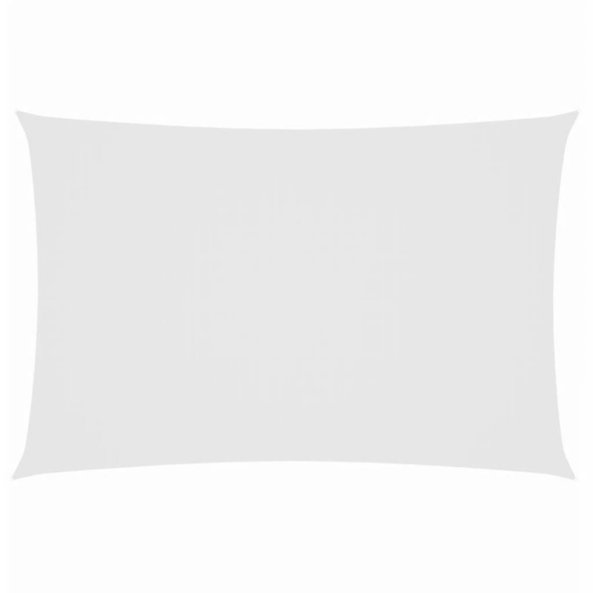 VIDAXL Voile de parasol tissu oxford rectangulaire 2x4,5 m blanc