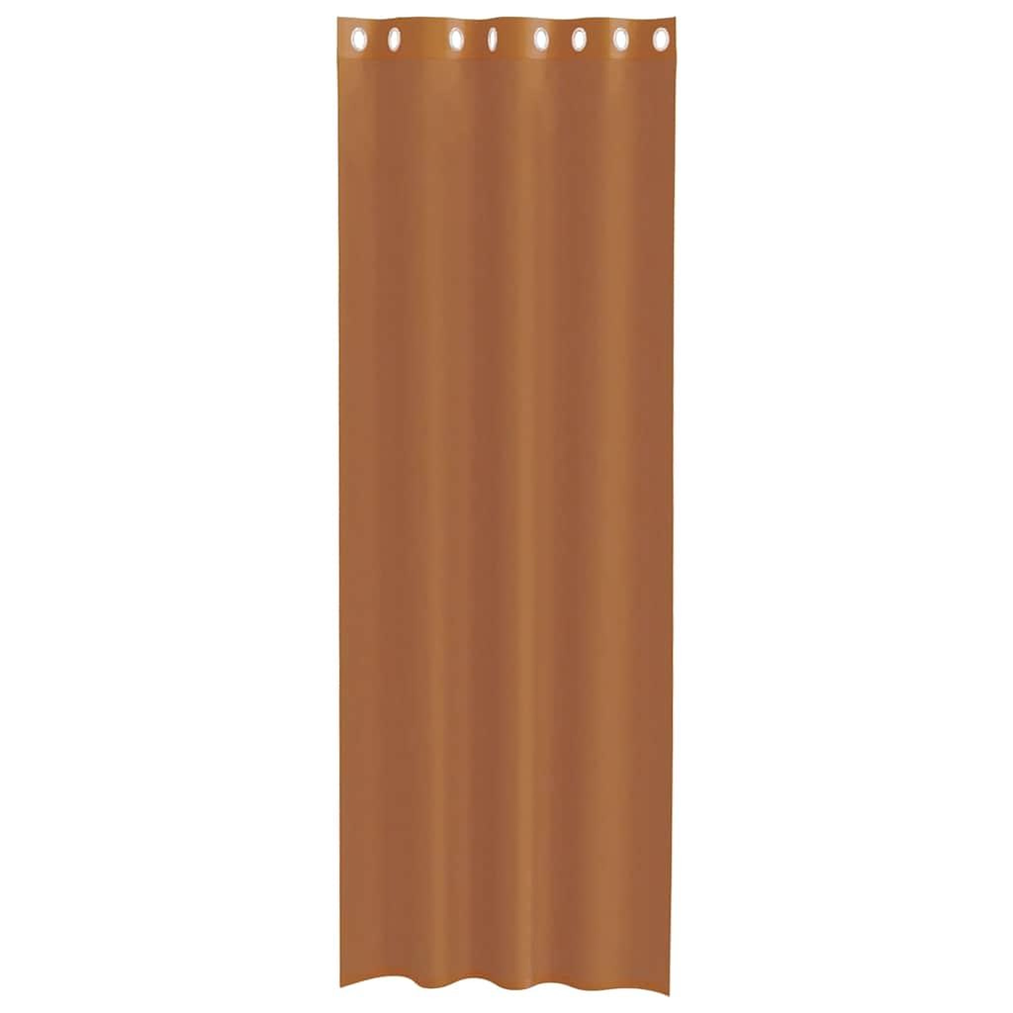 Voir la diapositive 4 : VIDAXL Rideaux en voile avec œillets 2 pcs terre cuite