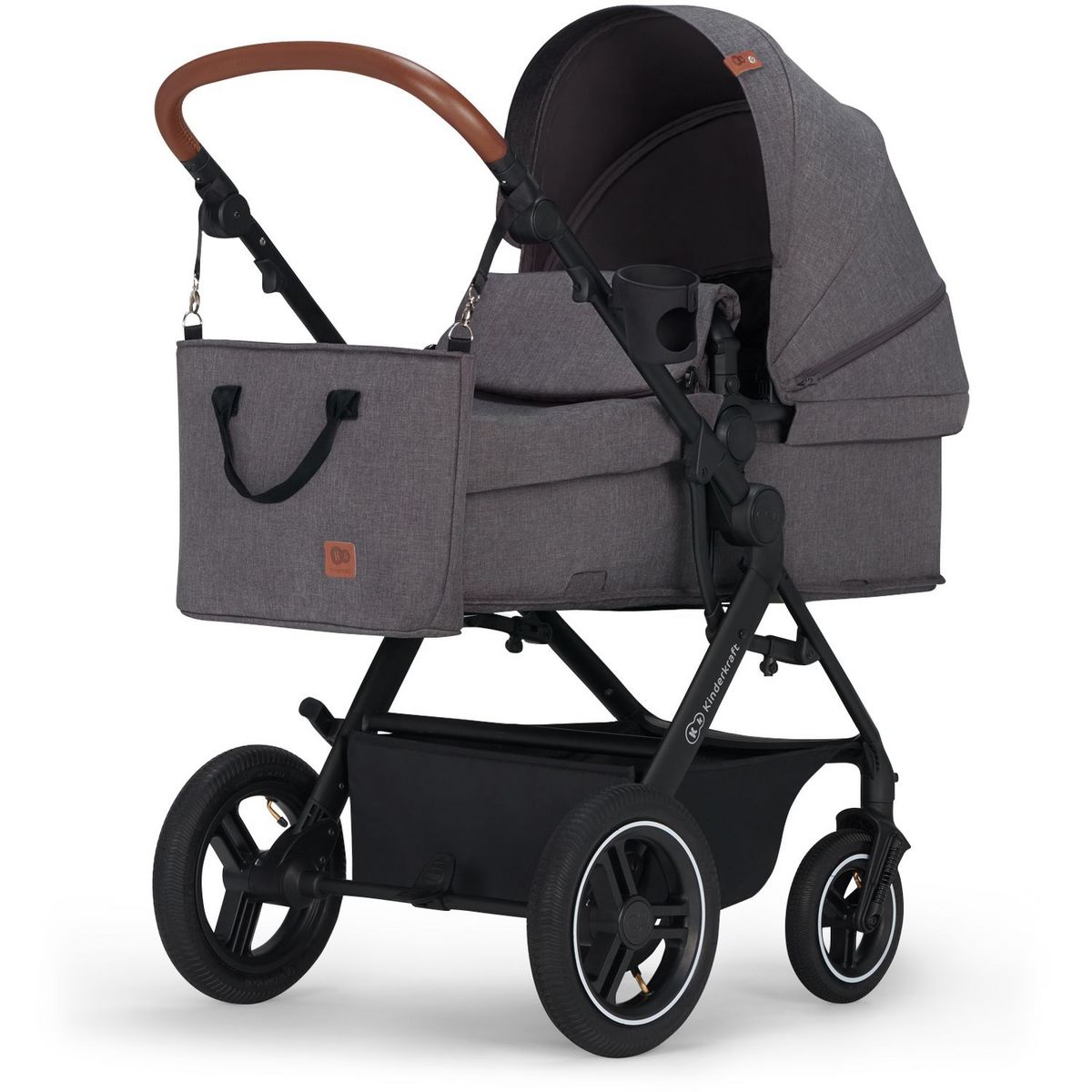 KINDERKRAFT Poussette B-TOUR 3en1 Mink Pro