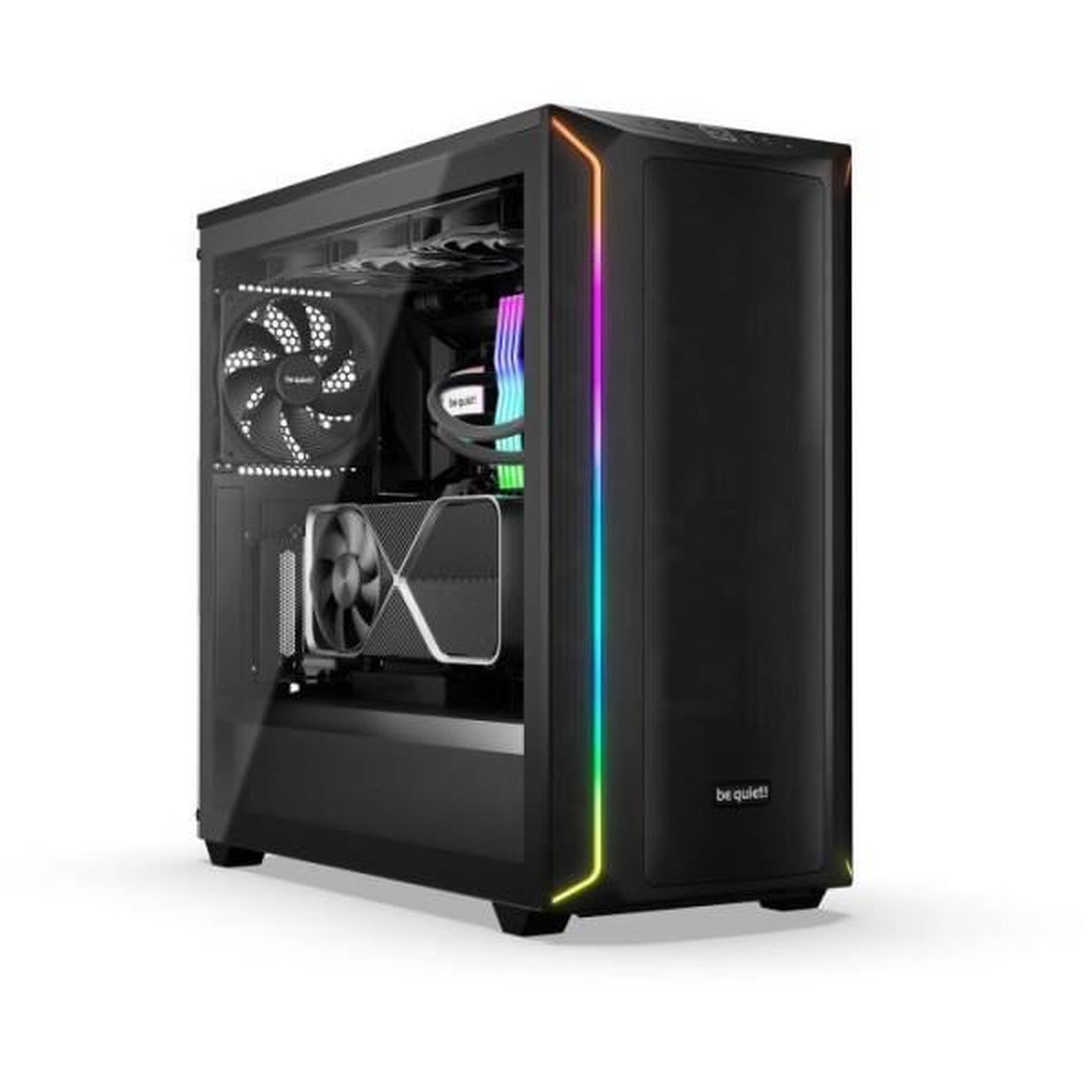 Voir la diapositive 5 : BE QUIET Boîtier pc - be quiet! - shadow base 800 dx - noir - midi tower - excellente circulation de l'air